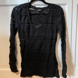 EXPRESS long sleeve lace top